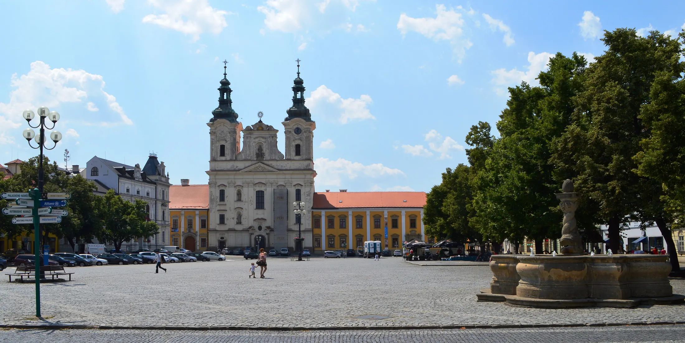 Masarykovo náměstí v Uherském Hradišti